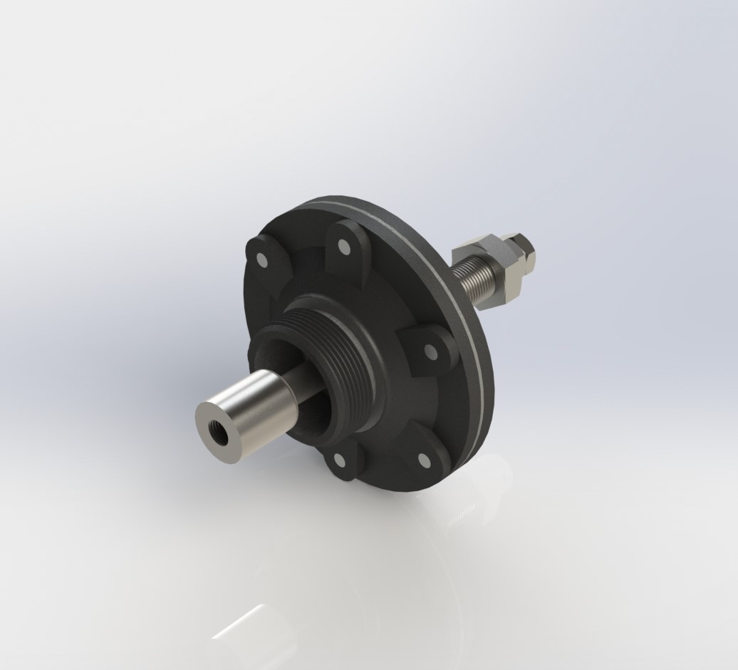 Ball joint assembly made in SolidWorks