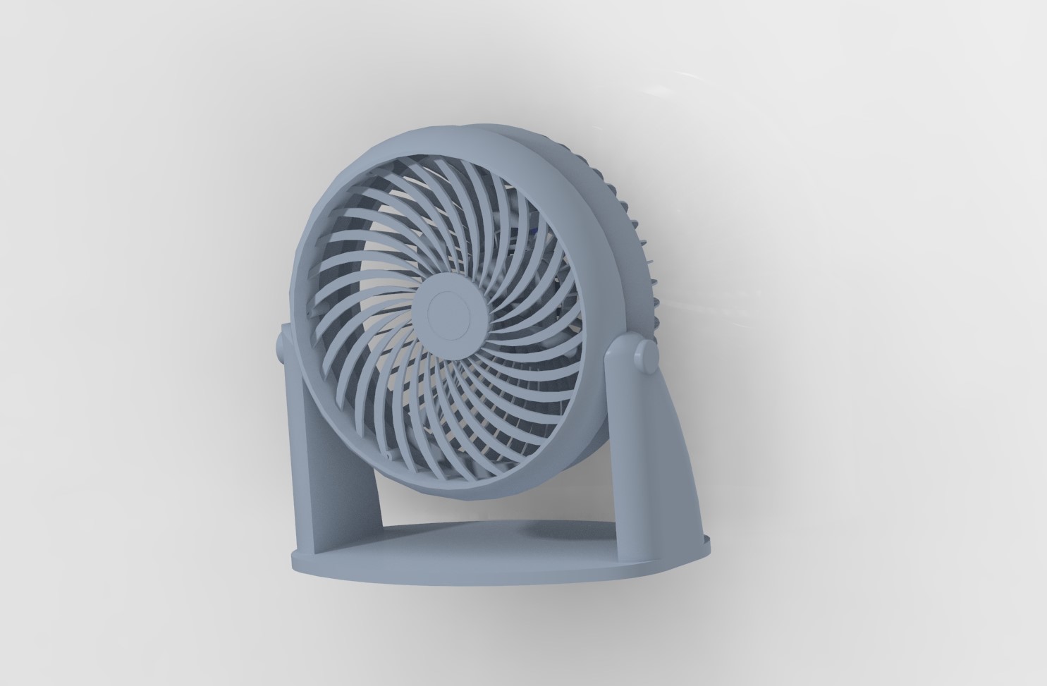 Fan assembly made in Creo